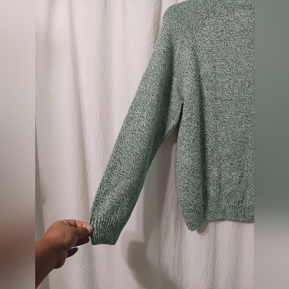 3 X$20 Rebecca Malone Women's Pullover light green Sweater Long Sleeve Size XL - Picture 4 of 7